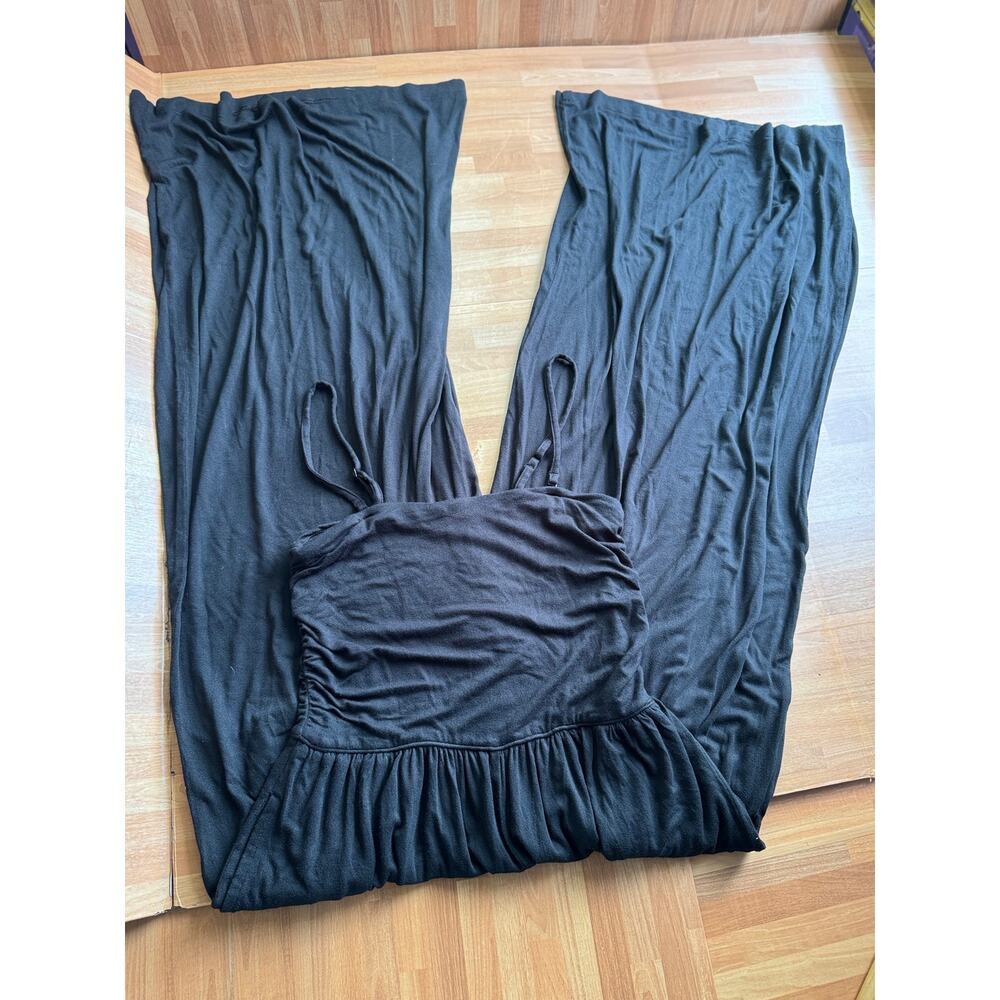 American Eagle one piece wide leg spaghetti strap jumpsuit size med - Picture 11 of 16